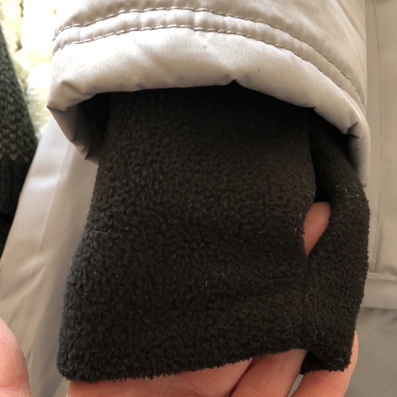 Steve‎ Madden, Madden Girl, puffer coat. large L/G. Gray, hooded faux fur. NWOT - Picture 6 of 11